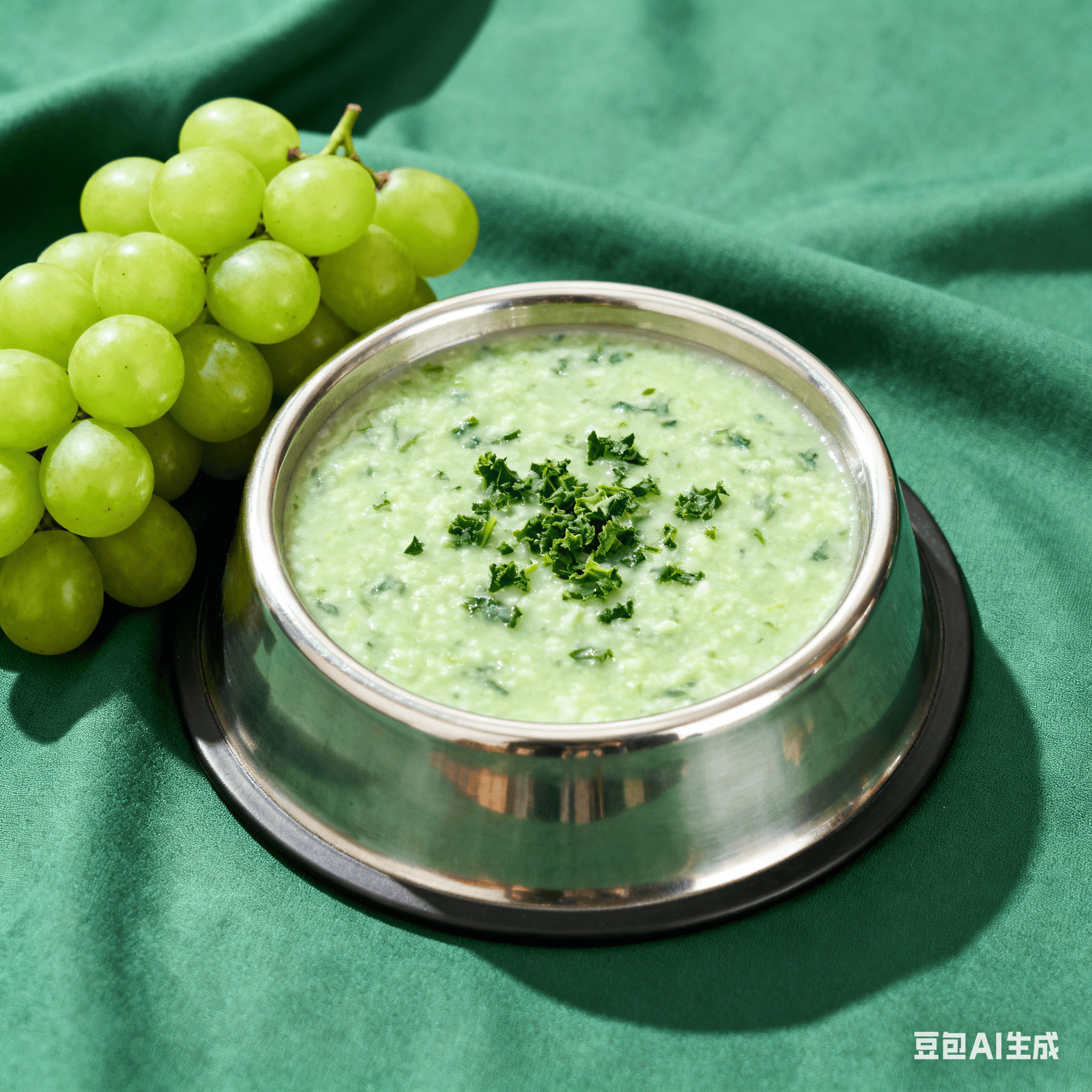 羽衣甘蓝青提鸡肉粥（犬用）